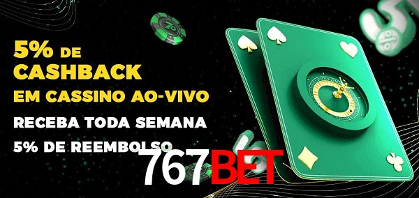Promoções do cassino ao Vivo 767bet
